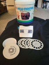 1972 GAF View-Master Gift Pak Charlie Brown 7 reels  Container, Vintage retro