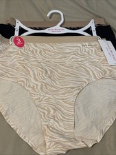 Panties Isaac Mizrahi NY Hipster Panties 3 Pack Womens Size Small Nylon Spandex