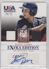 2013 Panini Elite Extra Edition 6/25 Scott Hurst #8 Auto 13ys