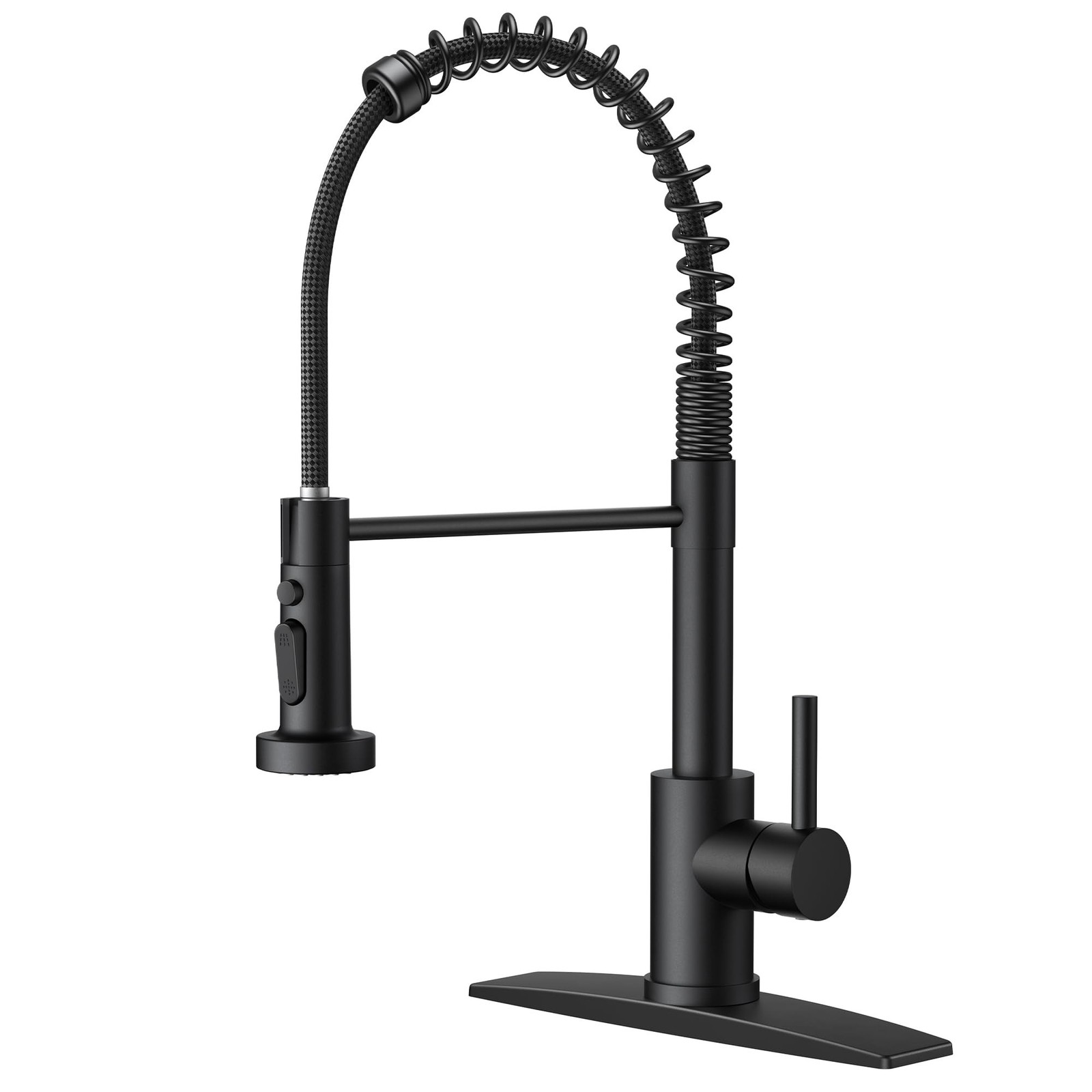 With Sprayer, Stainless Steel Bar Sink Faucet S...