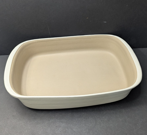 Pampered Chef Steinzeug Rechteck Backform 9 x 13 Family Heritage Siehe Fotos