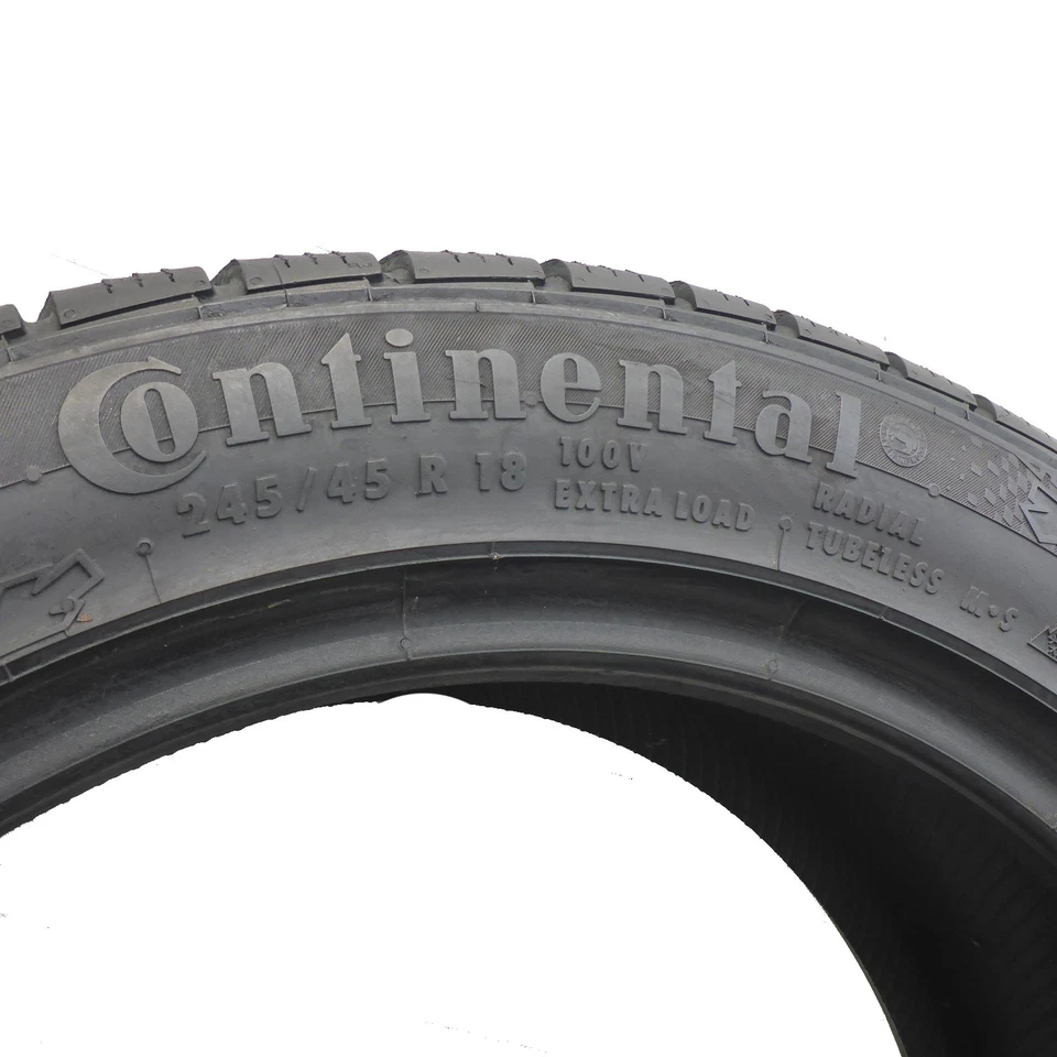 2 x CONTINENTAL 245/45 R18 100V XL Contact TS 810 S Winterreifen 2016 6.5-6.8mm - Bild 4 von 4