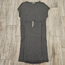 Marine Layer Dress Womens Size XS Lola Cocoon Stripe Pockets Drawstring Waist