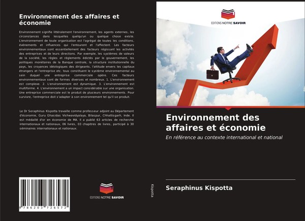 Seraphinus Kispotta | Environnement Des Affaires Et éConomie | Taschenbuch-image