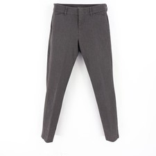 Old Navy Chino Pants Womens Size 2 Gray Cotton Blend Pixie Tapered Leg Pockets