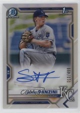 2021 Bowman Draft Chrome Pick Refractor 13/499 Shane Panzini #CDA-SP Auto 02l6