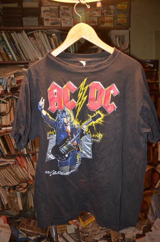 AC DC WHO MADE WHO TOUR SHIRT 86 XL vintage F & B