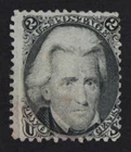 CKStamps: US Stamps Collection Scott#85B 2c Jackson Used Tiny Thin CV$1100