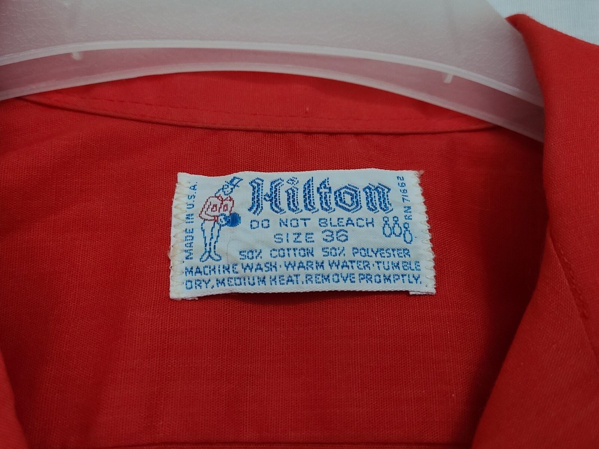 t*読様 Hilton bowlingshirt 50s t*読様 Hilton bowlingshirt 50s t*読様 Hilton bowlingshirt