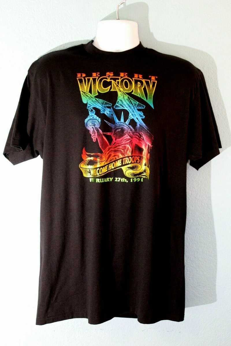 Harley-Davidson 1991 Desert Victory Welcome Home Troops T-Shirt