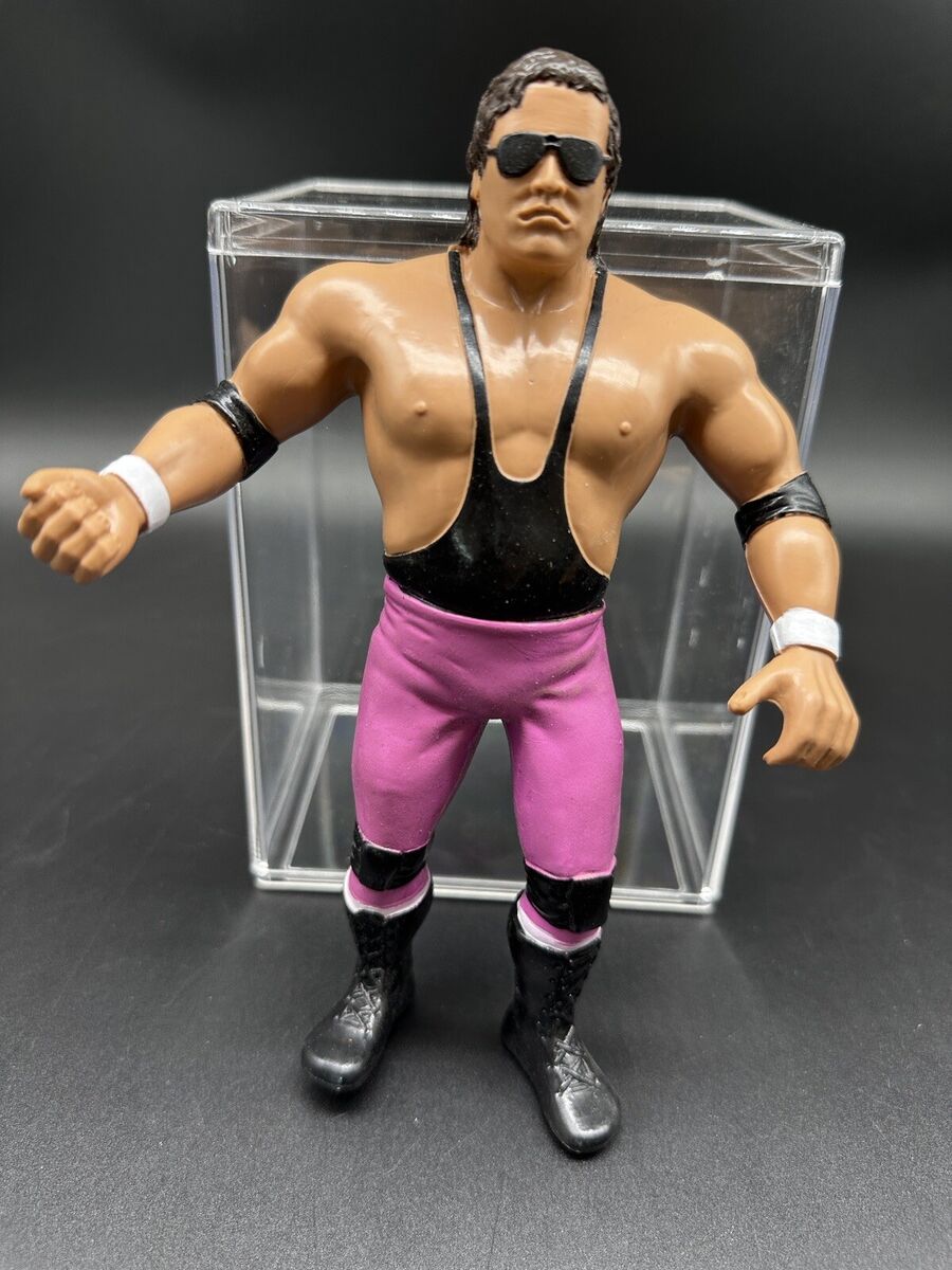 Rare! Bret Hitman Hart WWF LJN Figure 80s Purple Pants TOUGH Rare! Bret Hitman Hart WWF LJN Figure 80s Purple Pants TOUGH