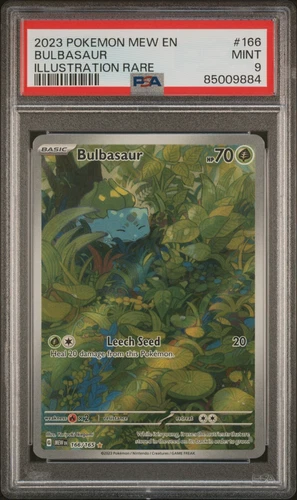 Bulbasaur 166/165 PSA 9 - Scarlet & Violet 151 - Pokémon TCG