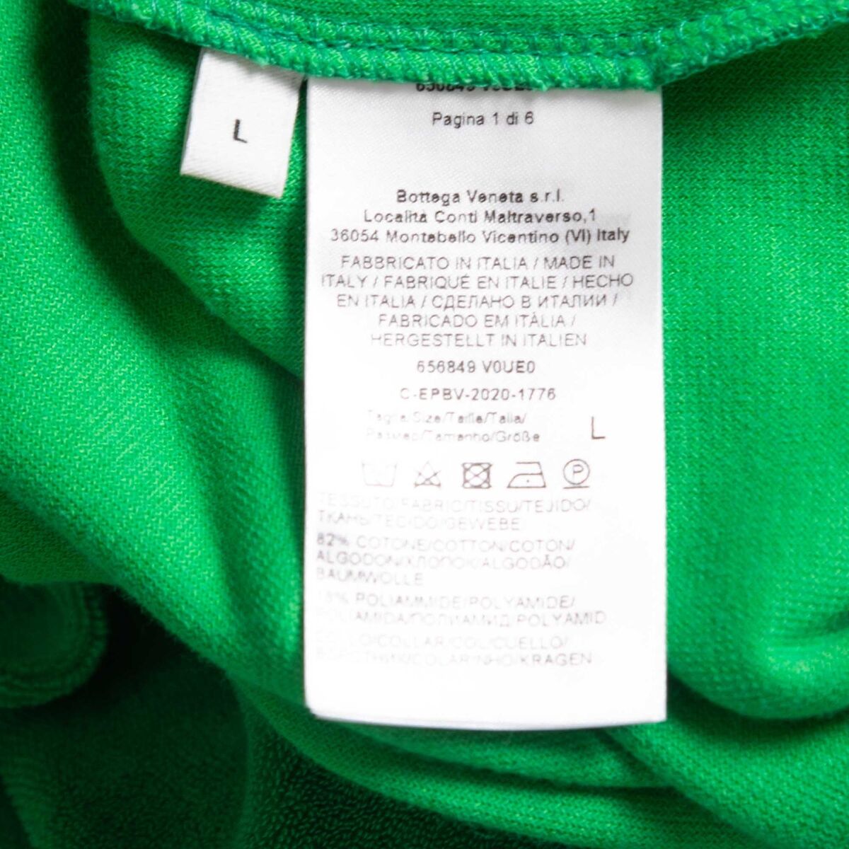 Bottega Veneta Green Terry Cotton Crew Neck T-Shirt L | eBay Bottega Veneta Green Terry Cotton Crew Neck T-Shirt L | eBay