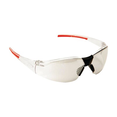 JSP Schutzbrille Stealth 8000 transparent - silber Indoor / Outdoor - kratzfest
