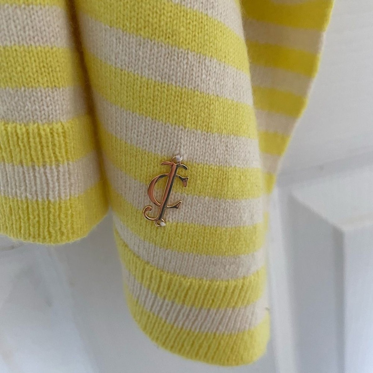 Juicy Couture Cashmere Poncho size XS/S Striped Sunlit