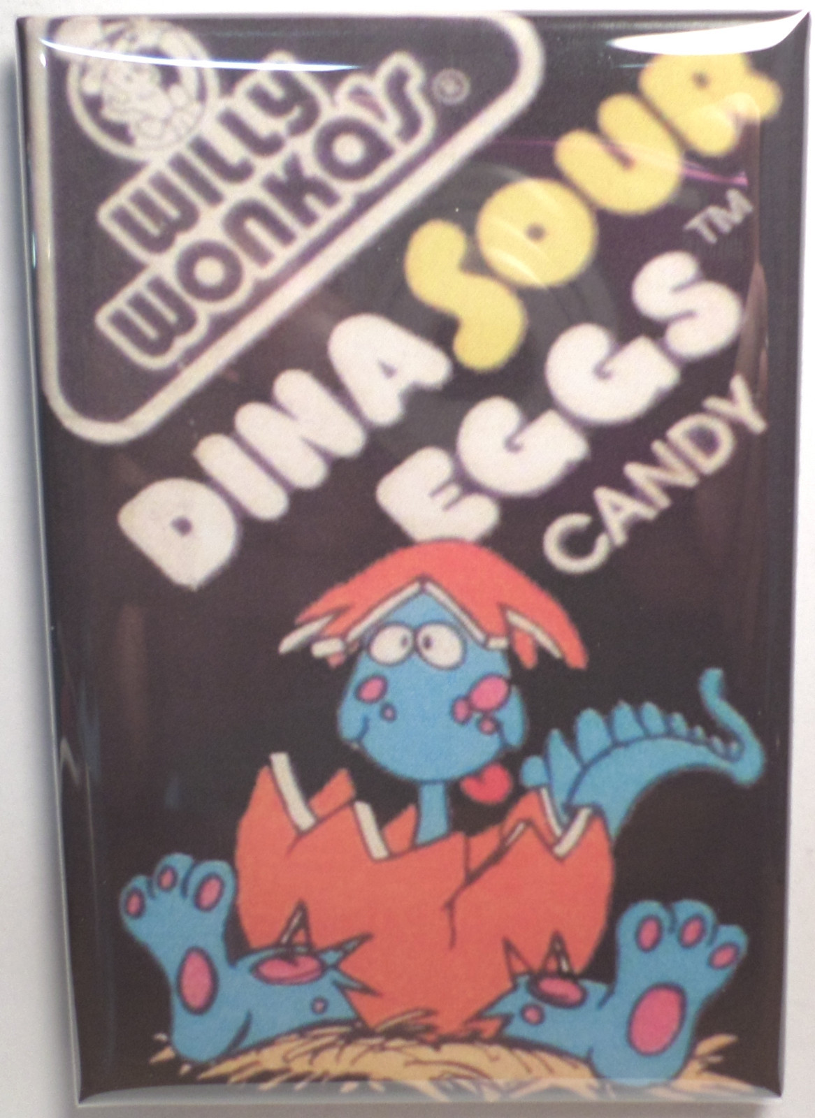 1980's Wonka DinaSOUR Eggs Jawbreaker Candy Boxes | Made In - Foto 2