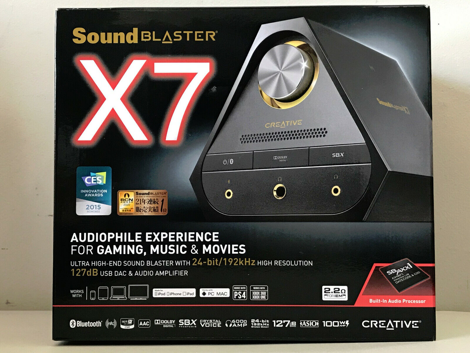 Creative Sound Blaster X7 USBDAC アンプ-