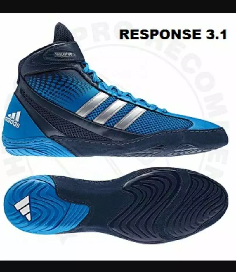 Adidas Response 3.0 3.1 Wrestling Shoe Blue Navy