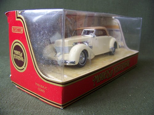 NIB-Matchbox MODELS OF YESTERYEAR YY018A/C 1937 CORD 812 SEDAN - Picture 2 of 4