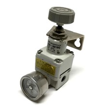 SMC IR1000-N01BG Precision Air Pressure Regulator, 0.7-30psi Out, 1/8" NPT