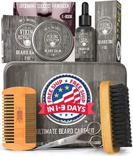 Kit Para El Cuidado De La Barba Viking Revolution Para Hombres