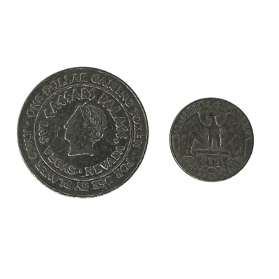 CAESARS PALACE HOTEL CASINO $1 ONE DOLLAR GAMING SLOT COIN/TOKEN - Las Vegas, NV