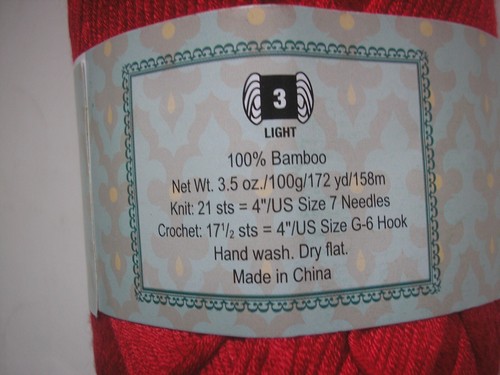Sundance Bella Bamboo Yarn Red Lot of 2 Skeins 100% Bamboo 3.5 oz 172 yds - Picture 4 of 5