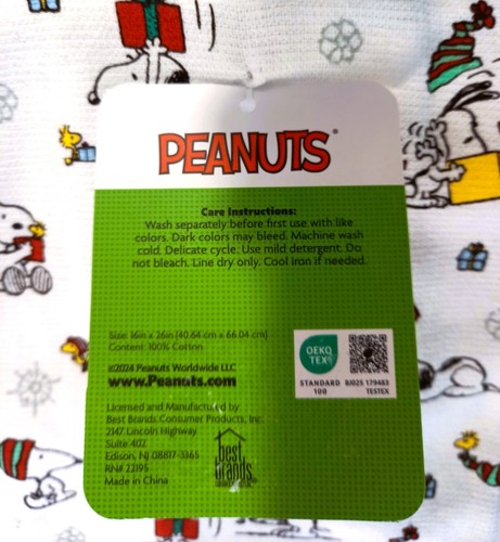 Snoopy Woodstock Peanuts Set 2 Geschirrtücher Handtuch Kitchen Towel Set NEU USA - Bild 5 von 22