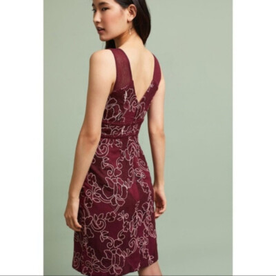 $198 new Anthropologie ARIANA LACE COLUMN DRESS new SIZE 0 | eBay