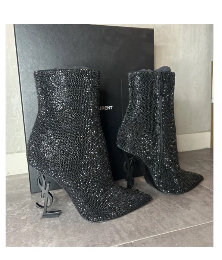 SAINT LAURENT stivali ysl donna indossati una volta condizioni ideali