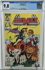Animax #1 CGC Graded 9.8 (1986) Walter Simonson Story Marvel Comics