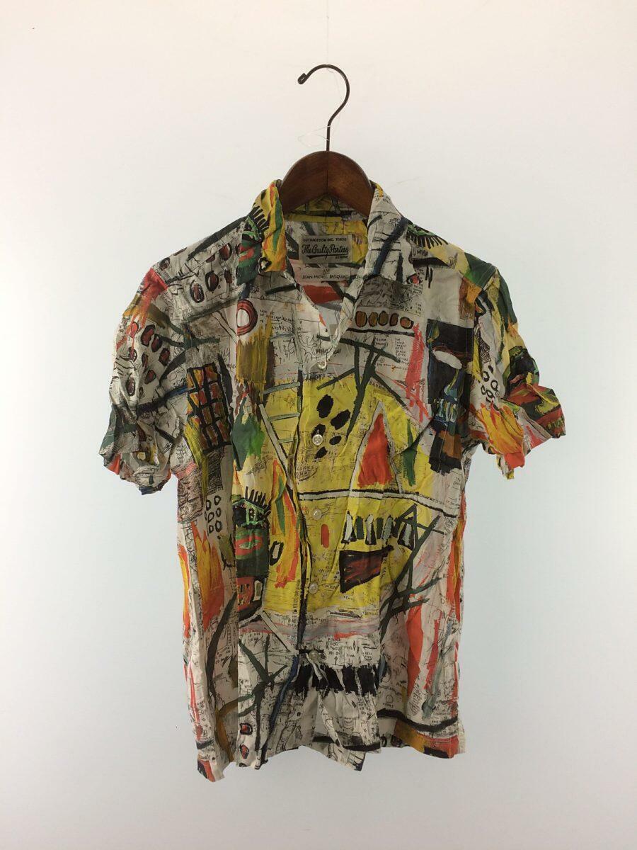 WACKO MARIA Aloha Shirt XS Multicolor Rayon Jean-Michel Basquiat 