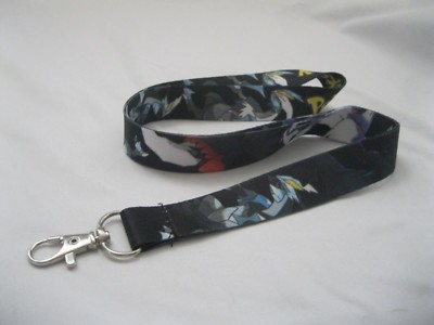 Pokemon Characters on Black Lanyard ID Holder-Pokemon Characters  Lanyard-New! | eBay