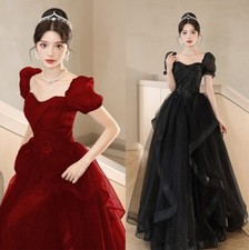 Lady Elegant Evening Formal Party Ball Gown Prom Bridesmaid Host Acting Dress