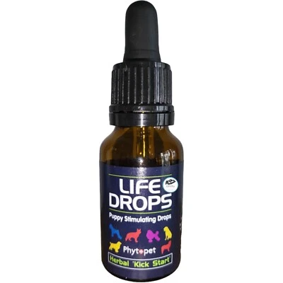 Phytopet Whelping Kit Life Drops Stimulate Respiration Puppies Herbal Kickstart