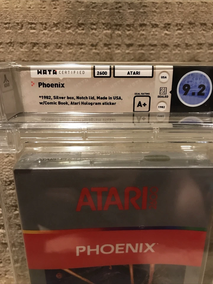 Phoenix - Graded Wata 9.2 Sealed A+ Atari 2600 1982 USA Nintendo VGA CGC - Image 3 of 4