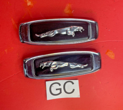 Jaguar XJS XJ6 XJ12 Chrome Left/Right Side Fender Leaping Jaguar