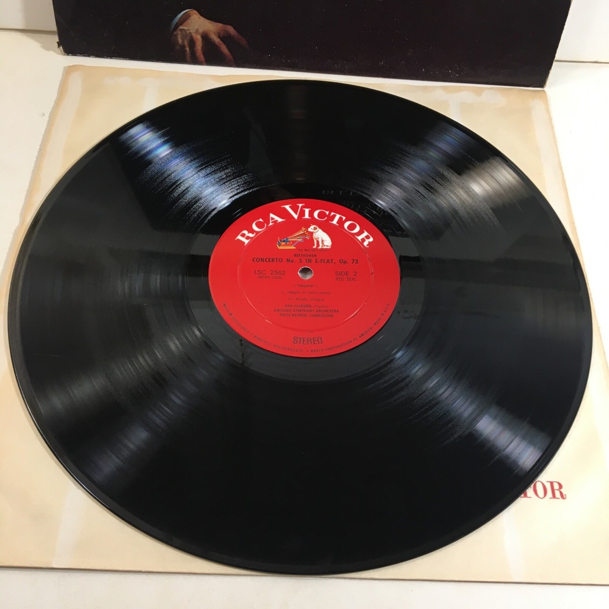 その他 VAN CLIBURN FRITZ REINER LSC-2562 1961 Van Cliburn/Reiner: Beethoven Emperor Concerto RCA