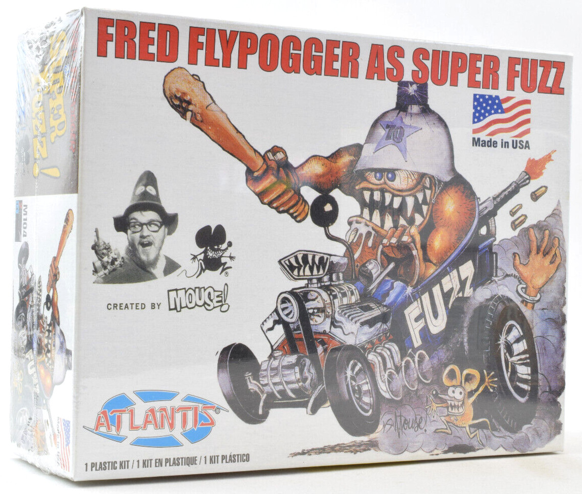 Atlantis Fred Flypogger В виде пластиковой модели Super Fuzz Car Kit с водителем M104 5290₽