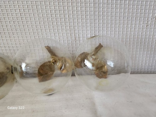 8 Frutta Giappone in vetro trasparente soffiato a mano vintage - Foto 15 di 16