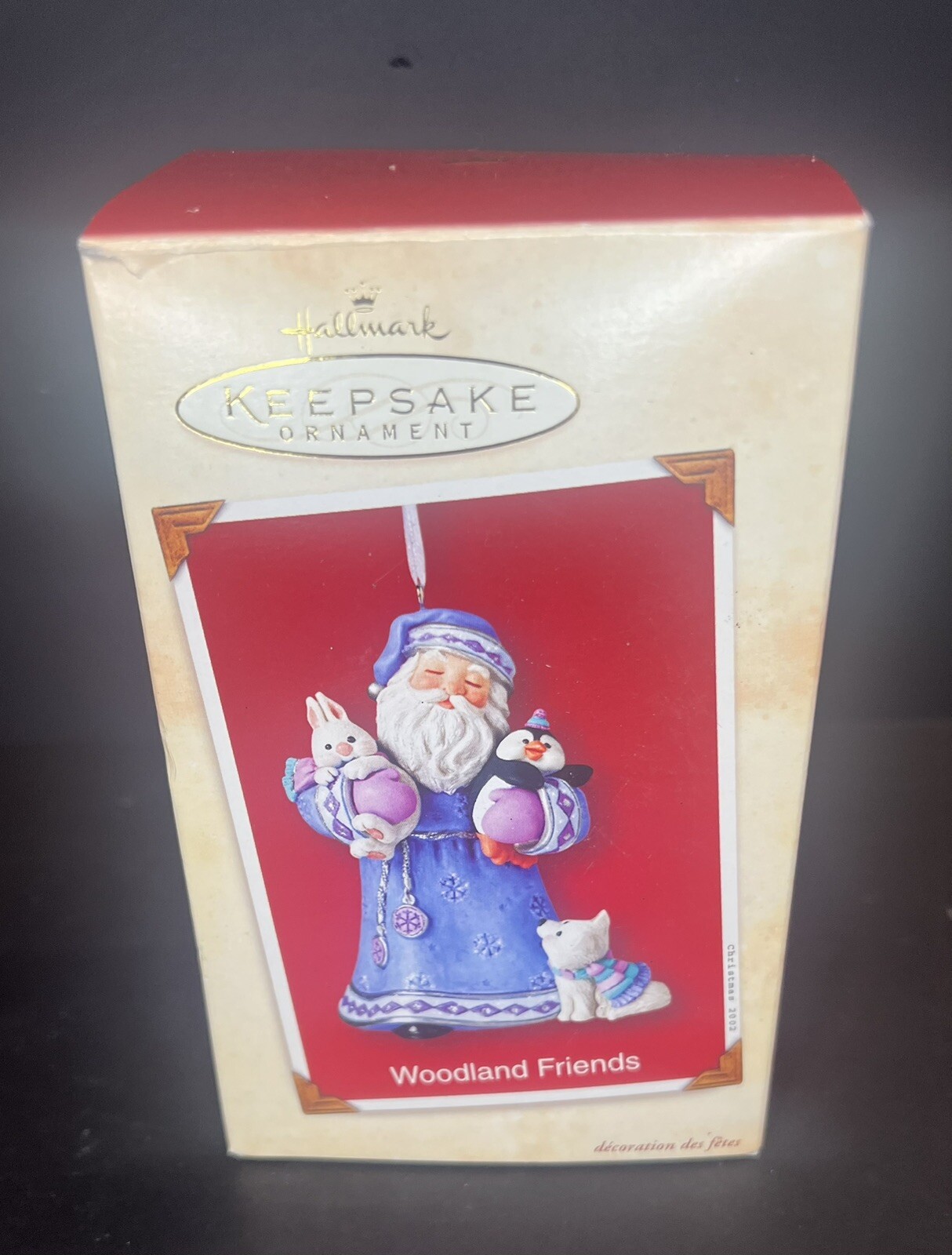 Hallmark Keepsake Ornament Woodland Friends 2002 Santa With Animals