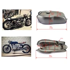 2.4 Gal 9L Cafe Racer Gas Fuel Tank Universal For Honda for Yamaha for Suzuki