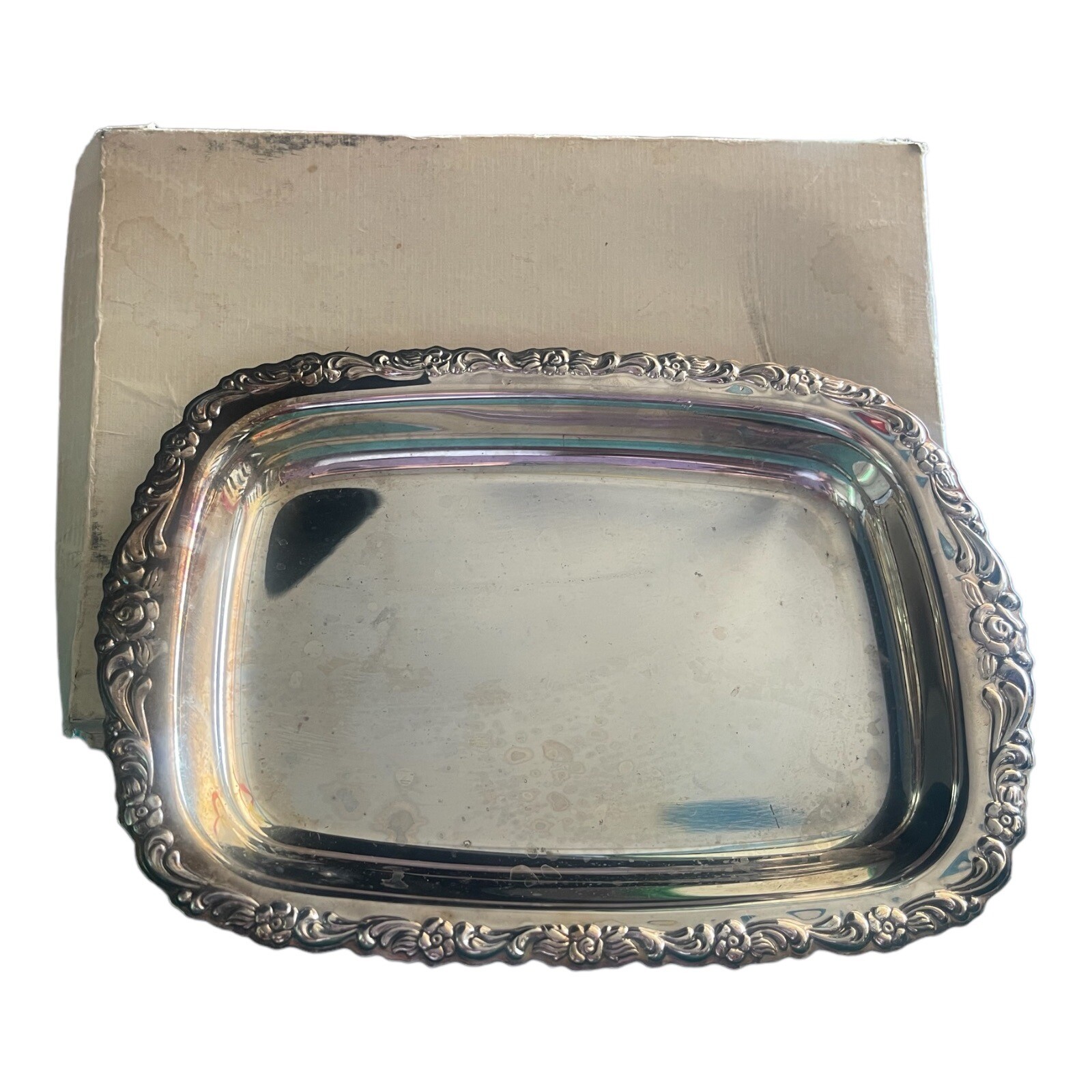 Vintage 1881 Rogers Oneida Silverware 2 Pc Cranberry Set w/ Box Made in