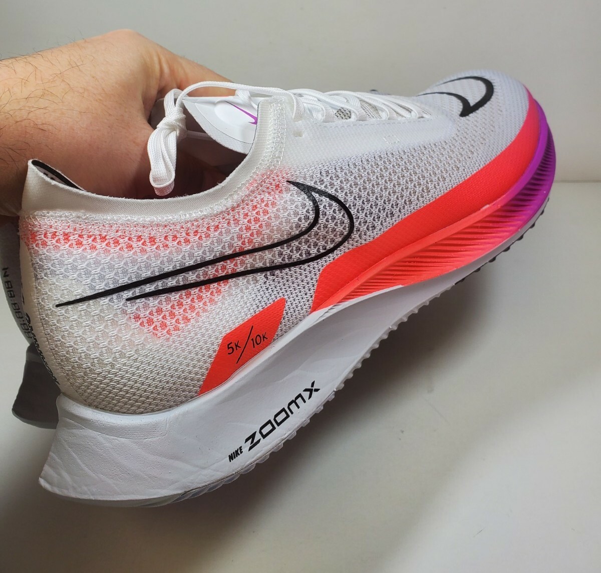 Nike ZoomX Streakfly Racing Shoes Sz 10.5 White Flash  display picture 1
