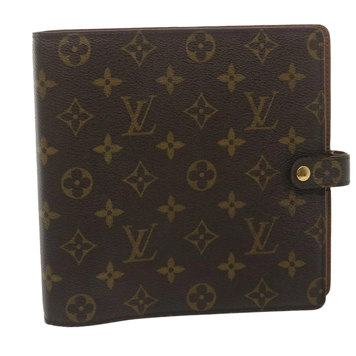 LOUIS VUITTON Monogram Canvas Brown Agenda GM Day Planner Cover-US