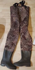 Men's Size 9 GAME WINNER Fishing/Hunting Waders Neoprene Insulated Boot Foot ***