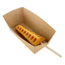 GorillaRock Paper Bowls | Disposal Bowls for Stick Waffles | 100 Pcs / Small