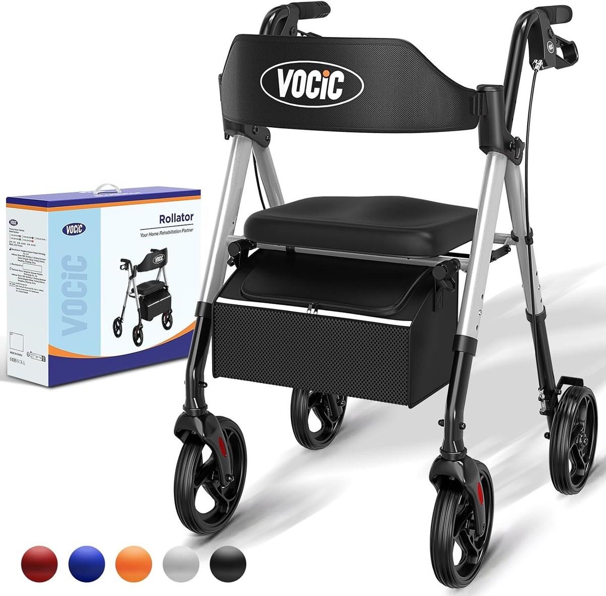 ウィツグROLOC Rollators | Rolling Walkers | Nova Rolling Walker with Hand