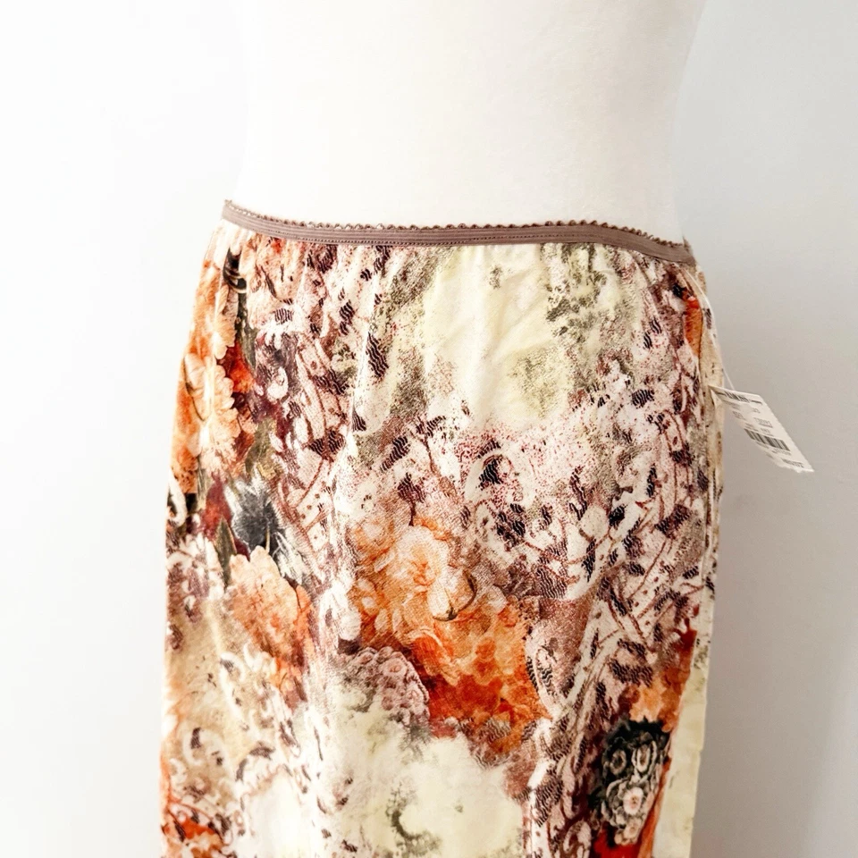 Falda midi vintage floral alta baja para mujer talla 12 nueva con etiquetas Forest Fairy Y2K Foto 2 de 4