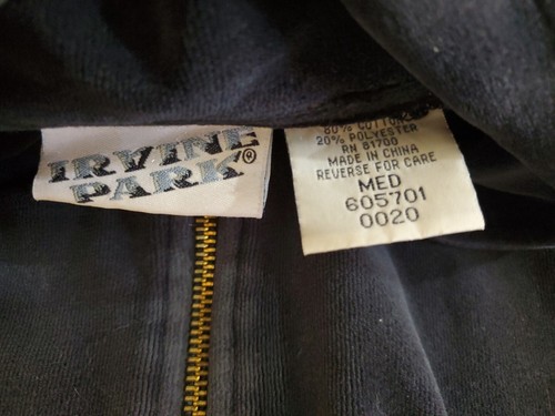 Vintage Irvine Park 90er Größe Medium Velour Trainingsanzug Set - Bild 2 von 12